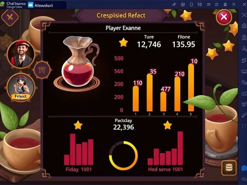 Chai Essence Overlord gameplay screenshot showing tea preparation